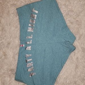 VICTORIAS SECRET PINK MEDIUM LOW-RISE BOY SHORTS (PARTY ALL NIGHT) PANTIES